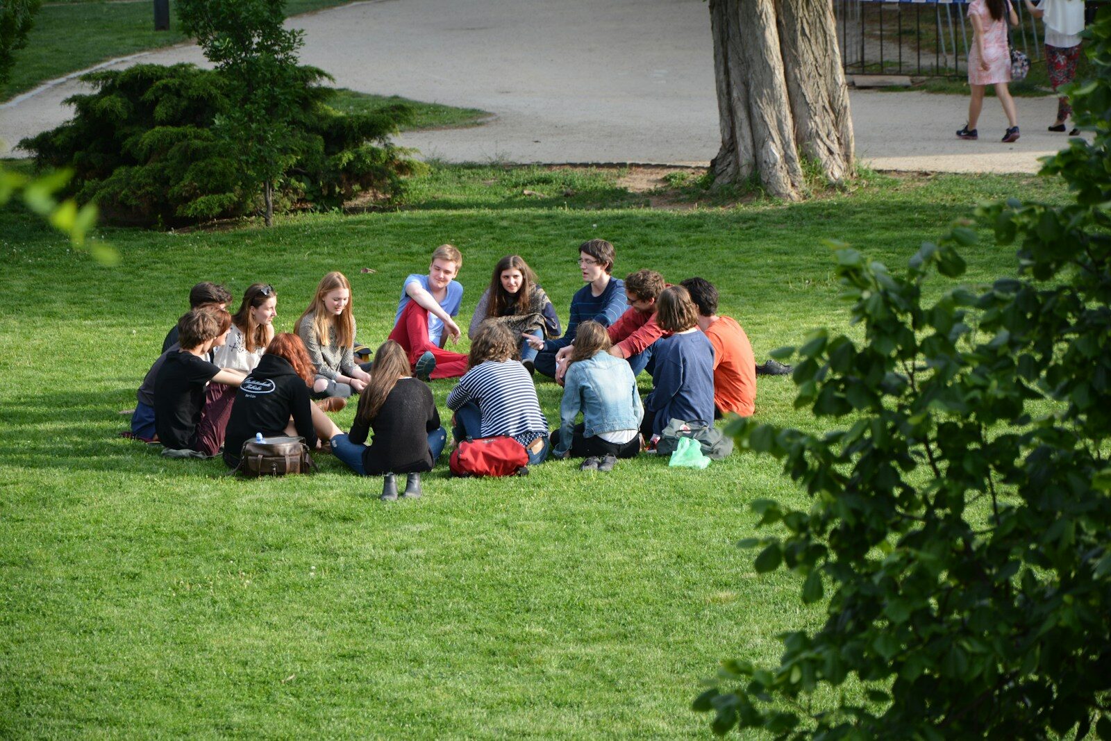Photo: Students Gathering