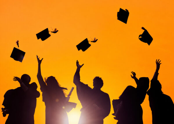 Photo of students graduation moment